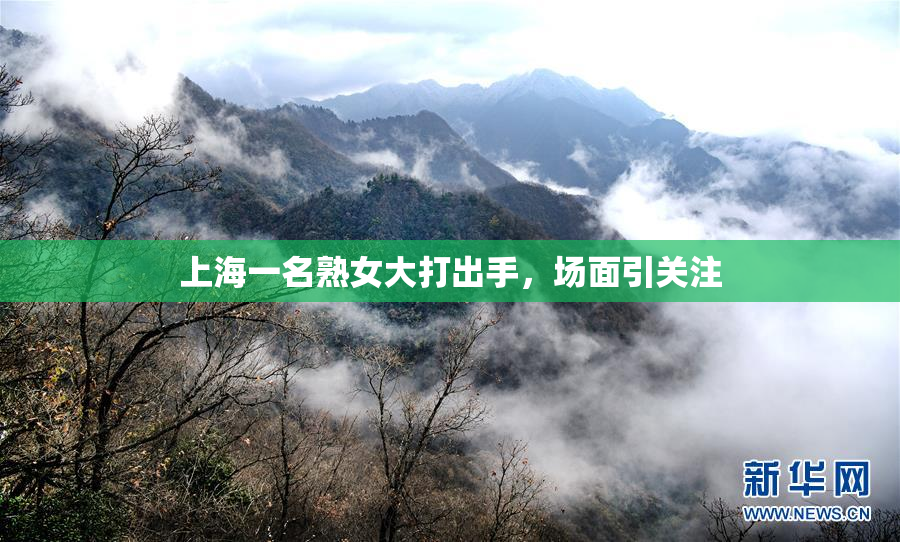上海一名熟女大打出手，场面引关注
