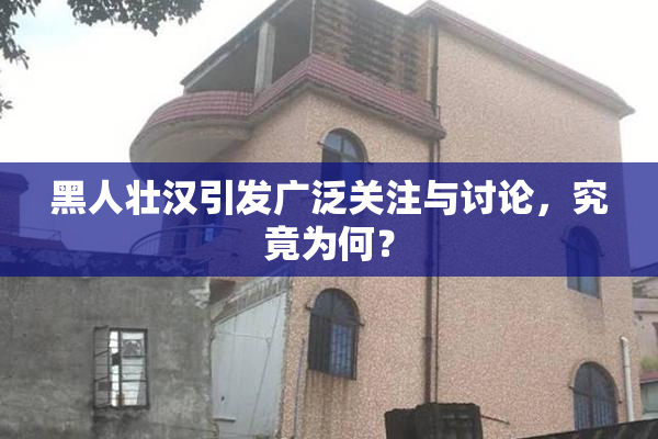 黑人壮汉引发广泛关注与讨论，究竟为何？
