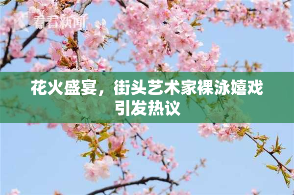 花火盛宴，街头艺术家裸泳嬉戏引发热议