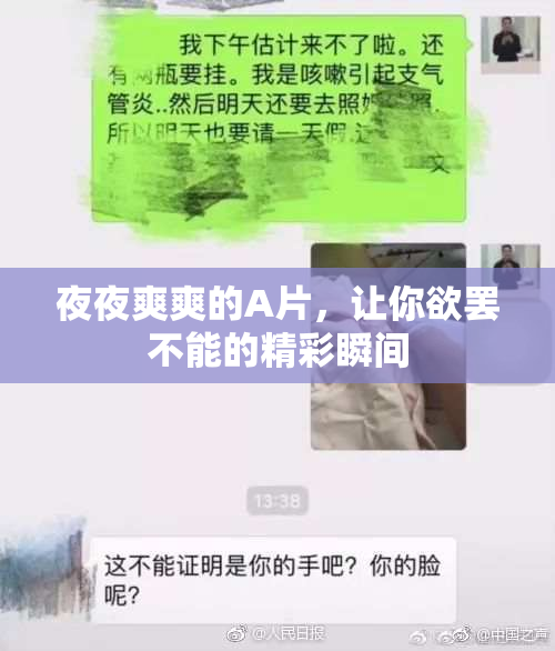 夜夜爽爽的A片，让你欲罢不能的精彩瞬间