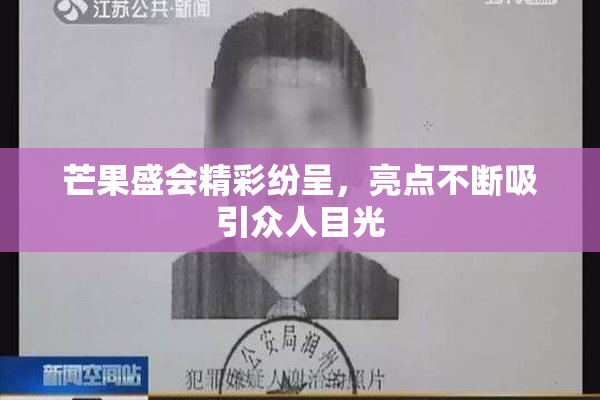 芒果盛会精彩纷呈，亮点不断吸引众人目光