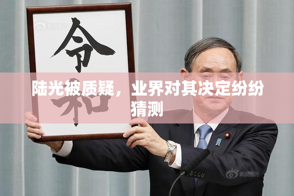 陆光被质疑，业界对其决定纷纷猜测