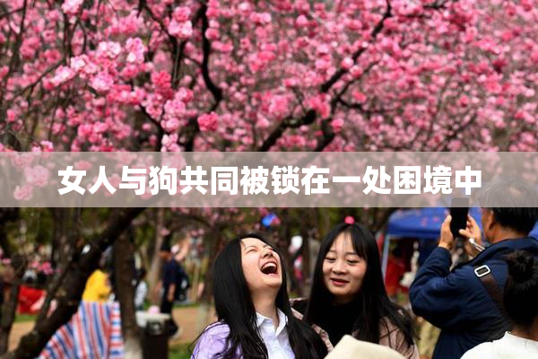 女人与狗共同被锁在一处困境中